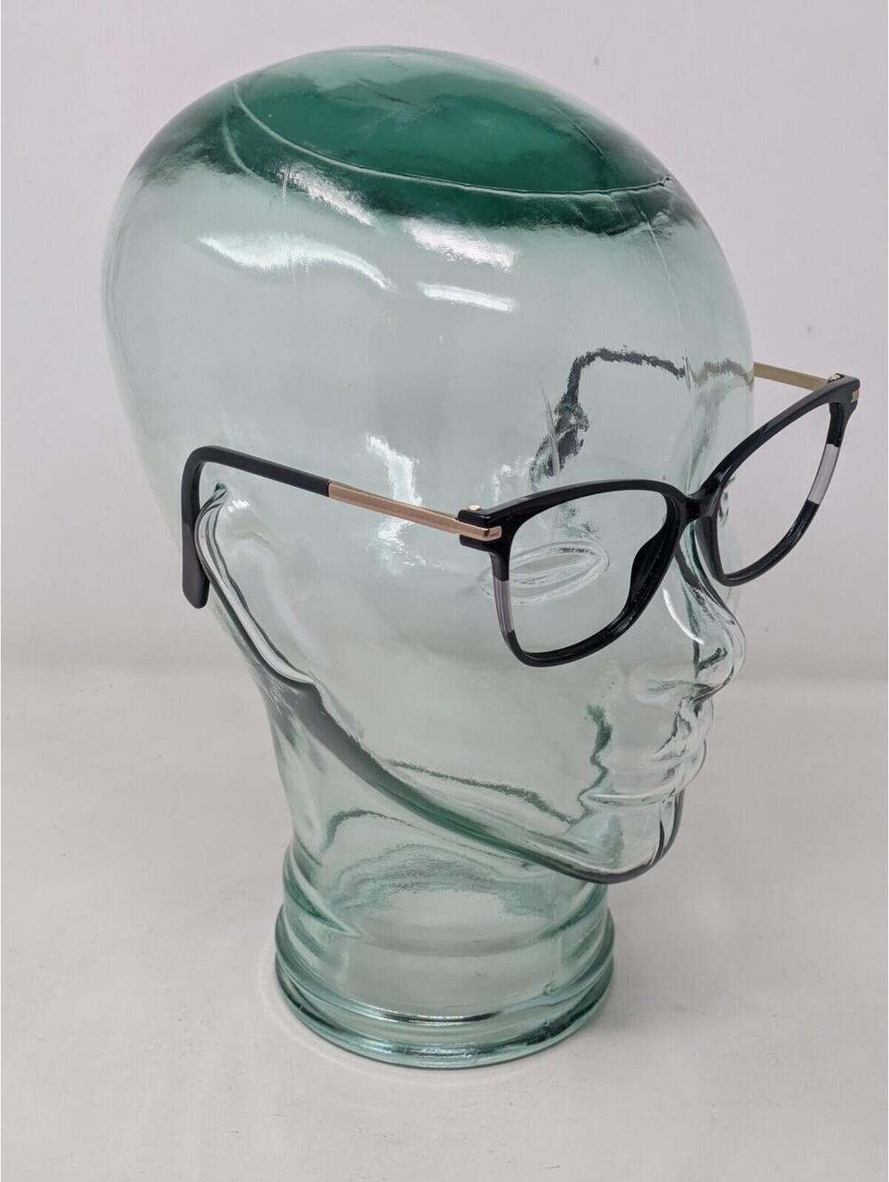 Marc Jacobs 17 Black Gold Cat Eye Eyeglasses-55-15-150
